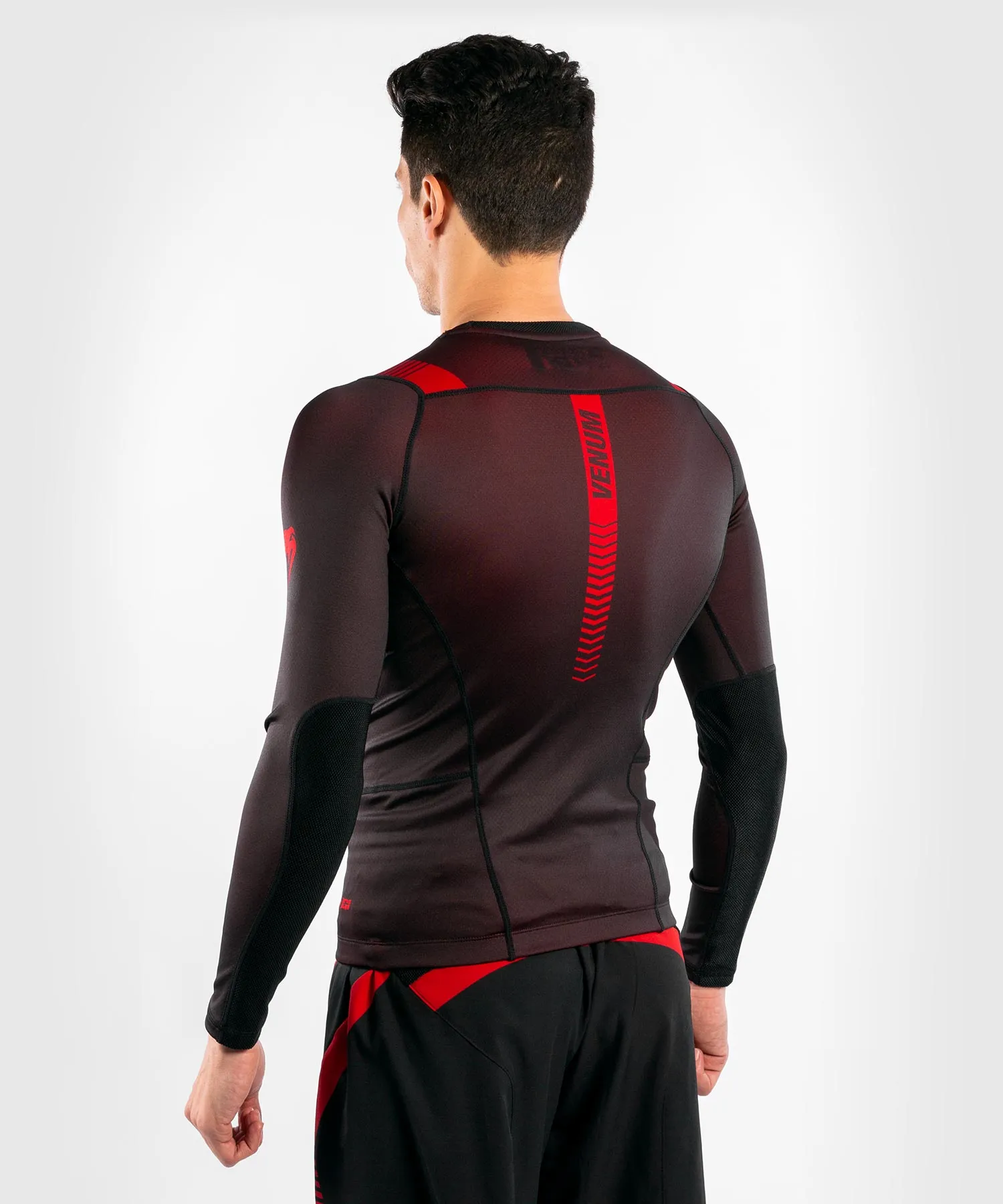 Venum NoGi 3.0 Rashguard - Long Sleeves - Black/Red