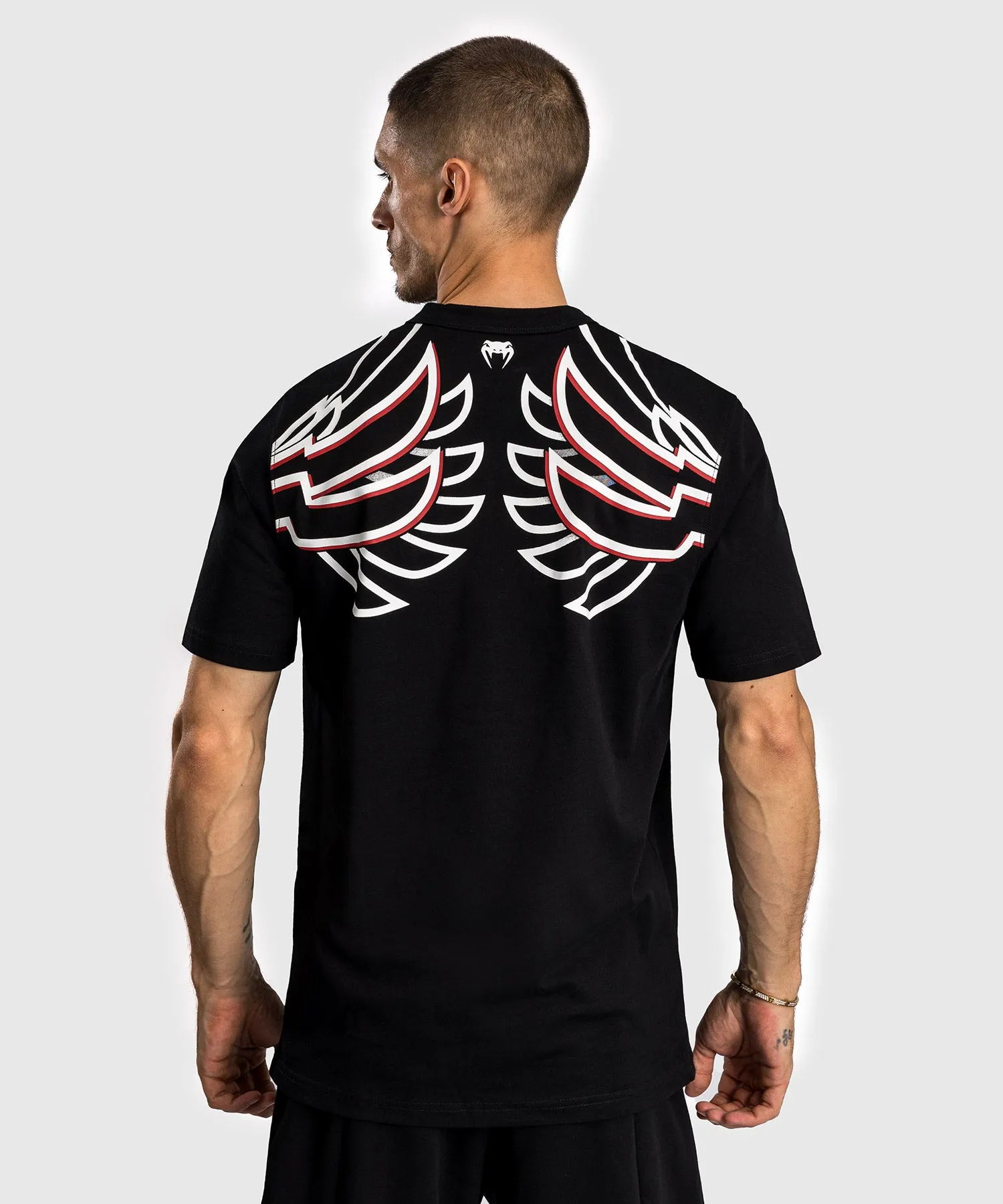 Venum x TEKKEN 8 - Jin Kazama T-Shirt - Schwarz/Schwarz/Weiß