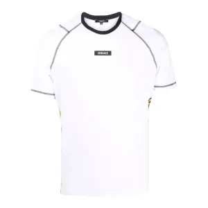 VERSACE RUNNING T-SHIRT WHITE-BLACK