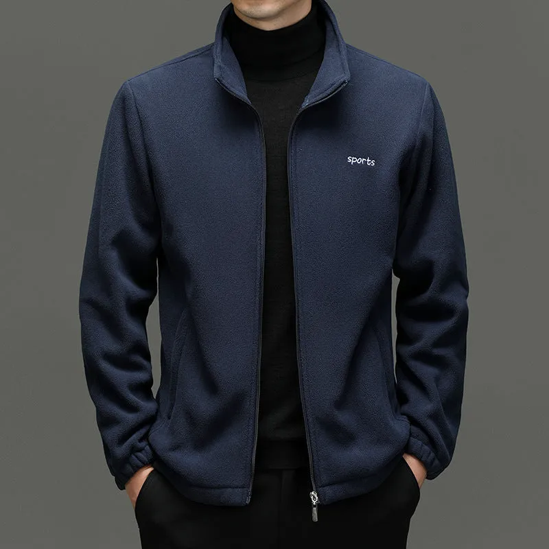 Versatile Water-Resistant Track Jacket for Casual and Business Wear