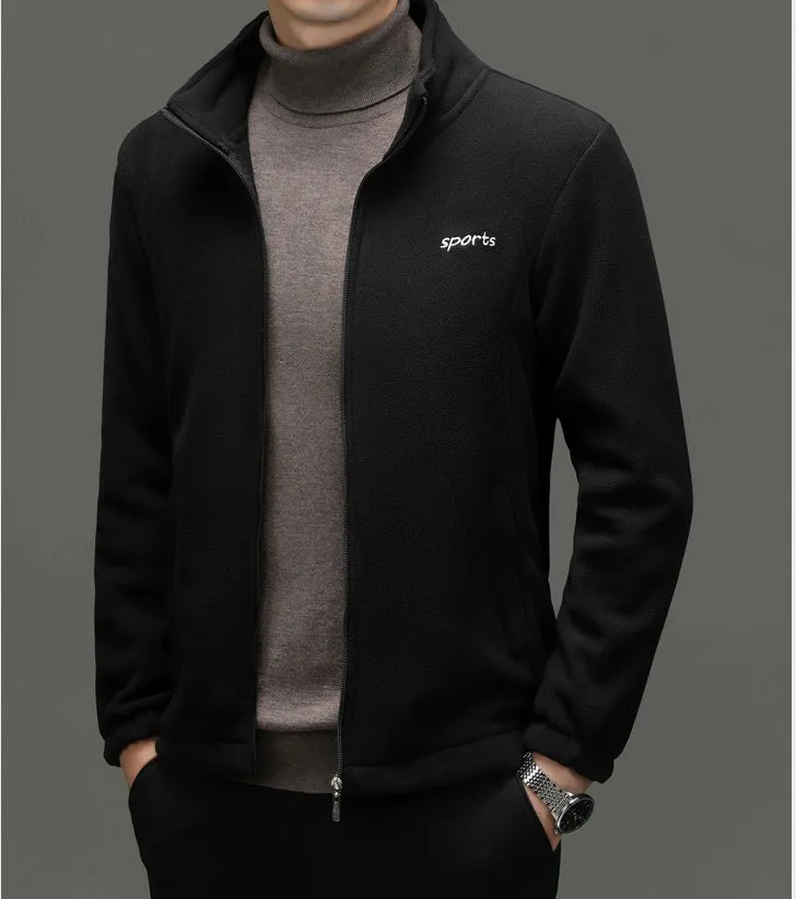 Versatile Water-Resistant Track Jacket for Casual and Business Wear