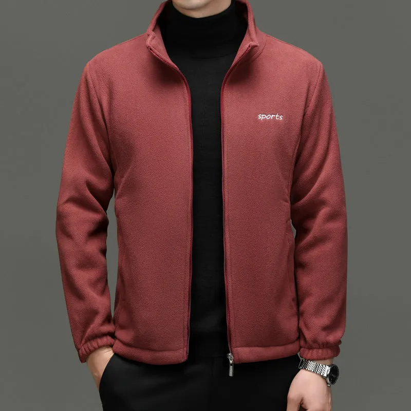 Versatile Water-Resistant Track Jacket for Casual and Business Wear