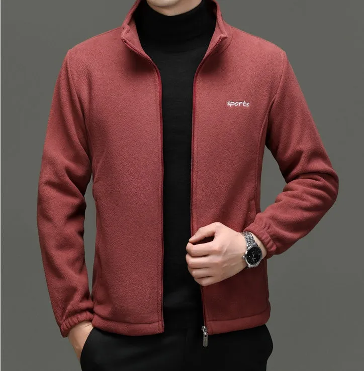 Versatile Water-Resistant Track Jacket for Casual and Business Wear