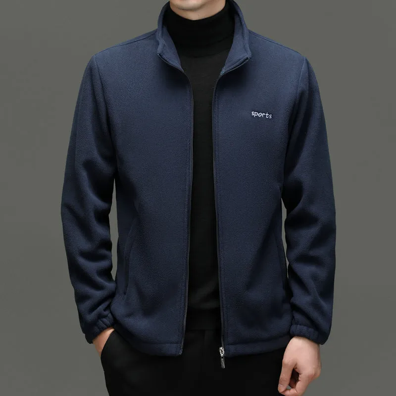 Versatile Water-Resistant Track Jacket for Casual and Business Wear