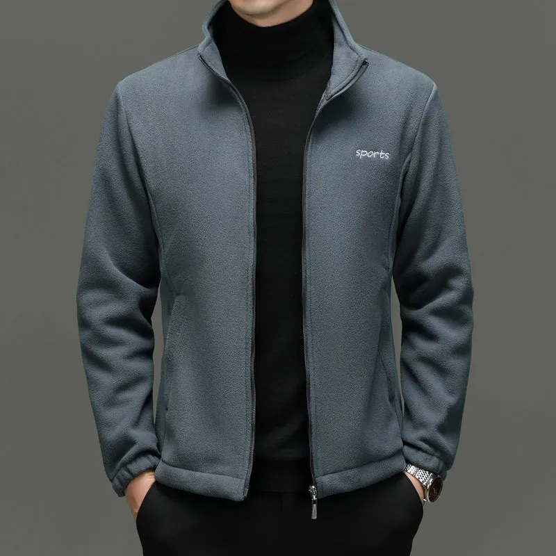 Versatile Water-Resistant Track Jacket for Casual and Business Wear