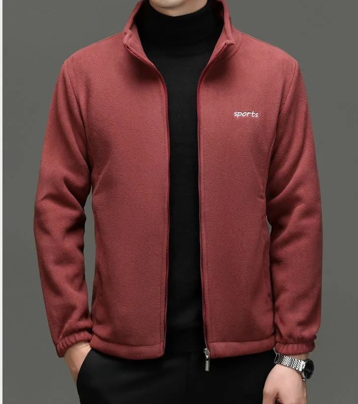 Versatile Water-Resistant Track Jacket for Casual and Business Wear