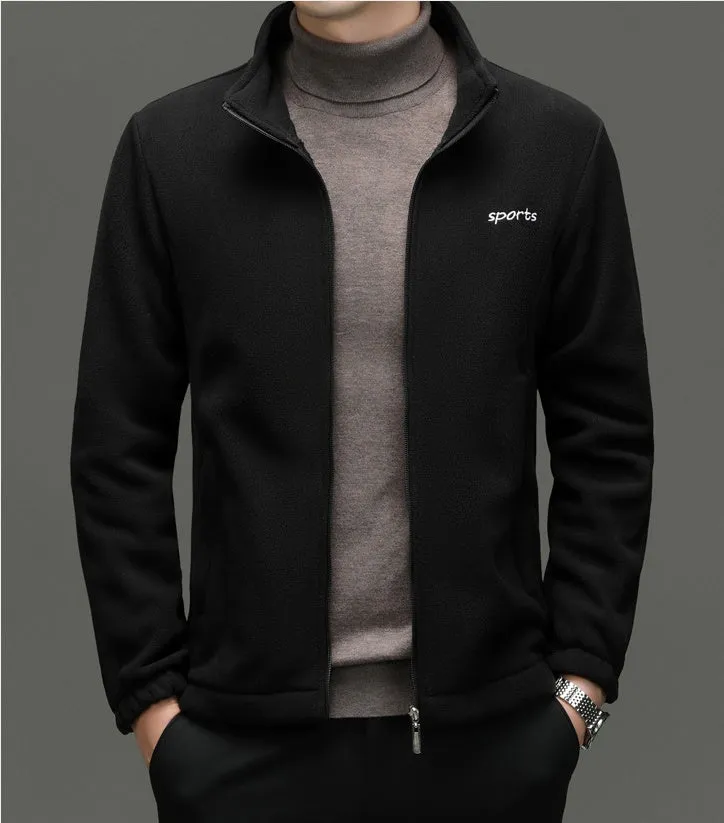 Versatile Water-Resistant Track Jacket for Casual and Business Wear