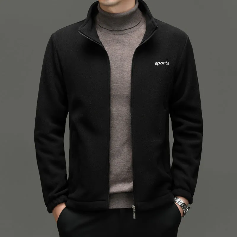 Versatile Water-Resistant Track Jacket for Casual and Business Wear