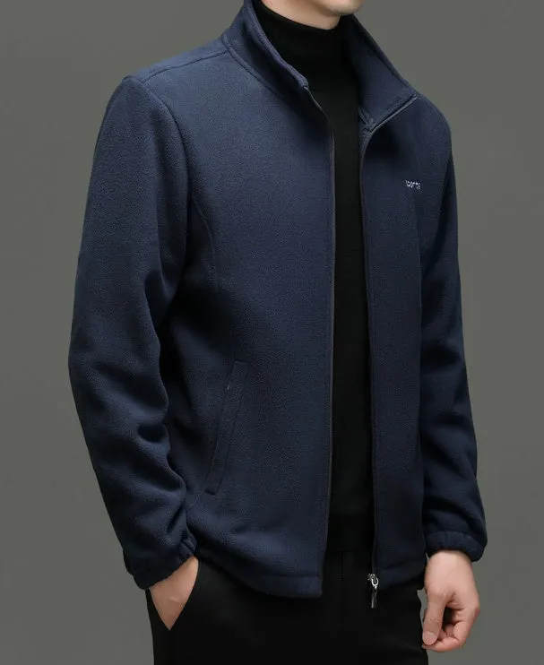 Versatile Water-Resistant Track Jacket for Casual and Business Wear