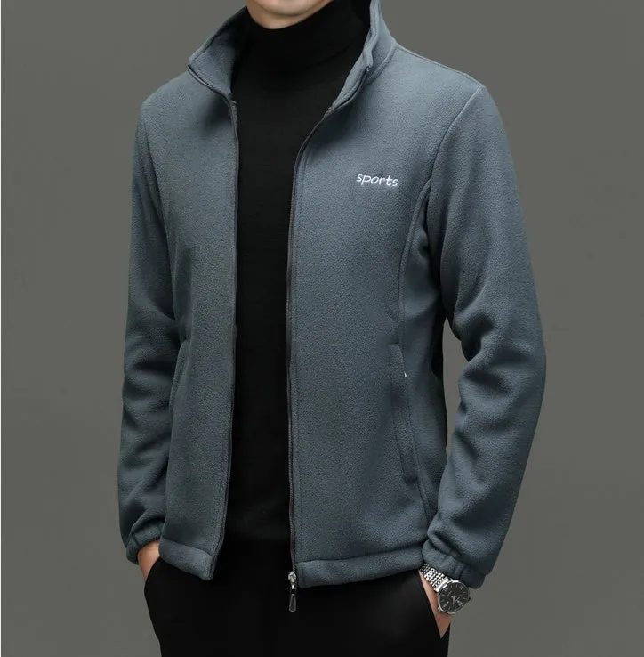 Versatile Water-Resistant Track Jacket for Casual and Business Wear
