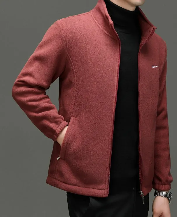 Versatile Water-Resistant Track Jacket for Casual and Business Wear