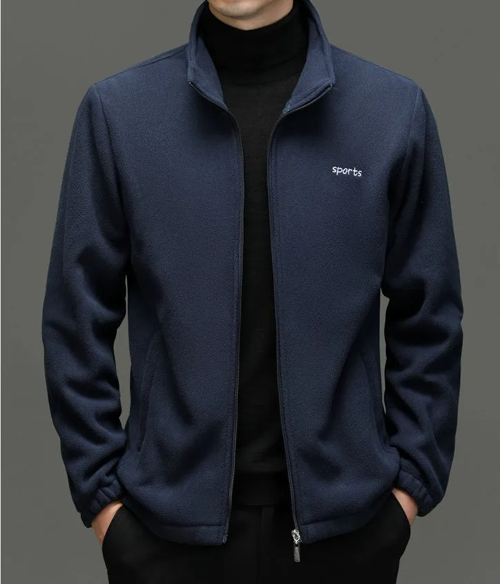 Versatile Water-Resistant Track Jacket for Casual and Business Wear