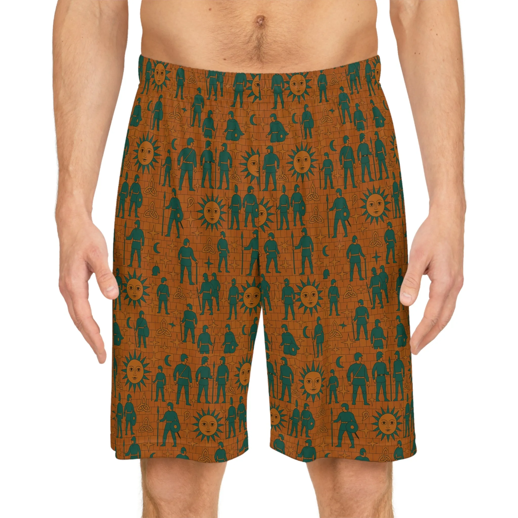 Vibrant Men’s Basketball Shorts with Fun Patterns
