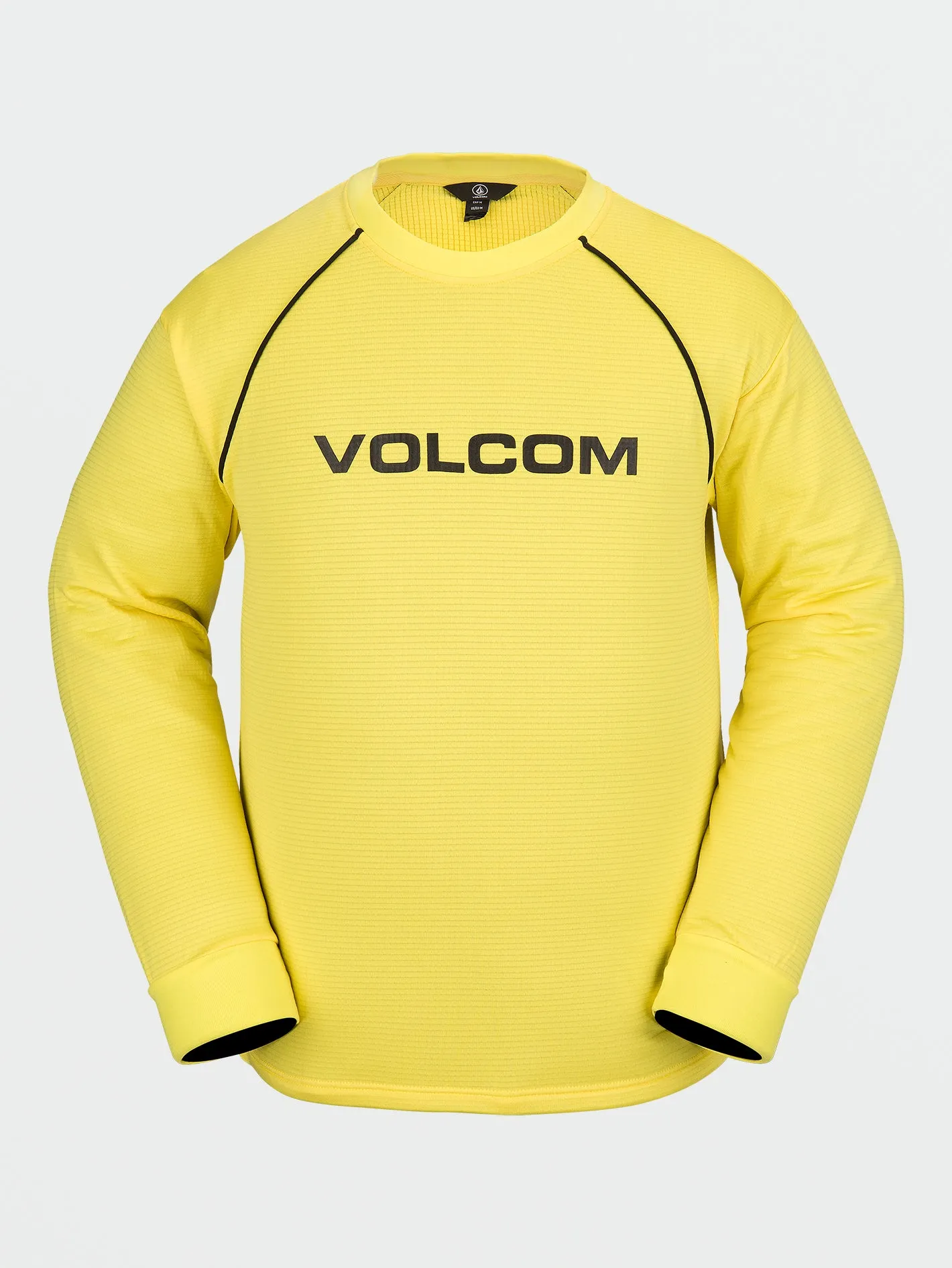 Waffle Backed Fleece Sweatshirt - Citron