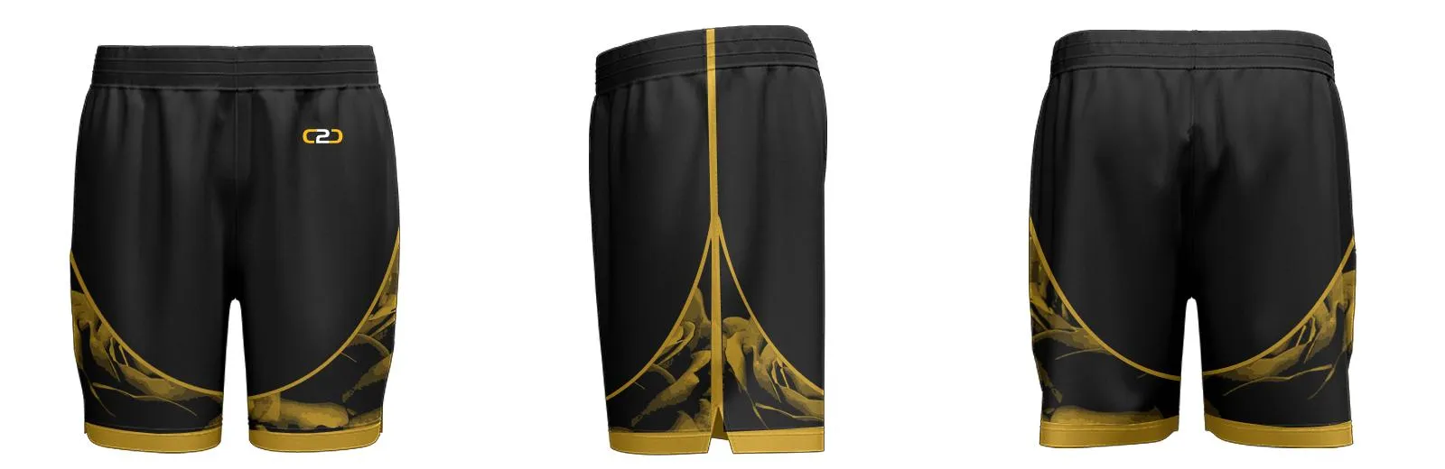 Warriors City Core Shorts Pro Side Seam Design Your Own Custom