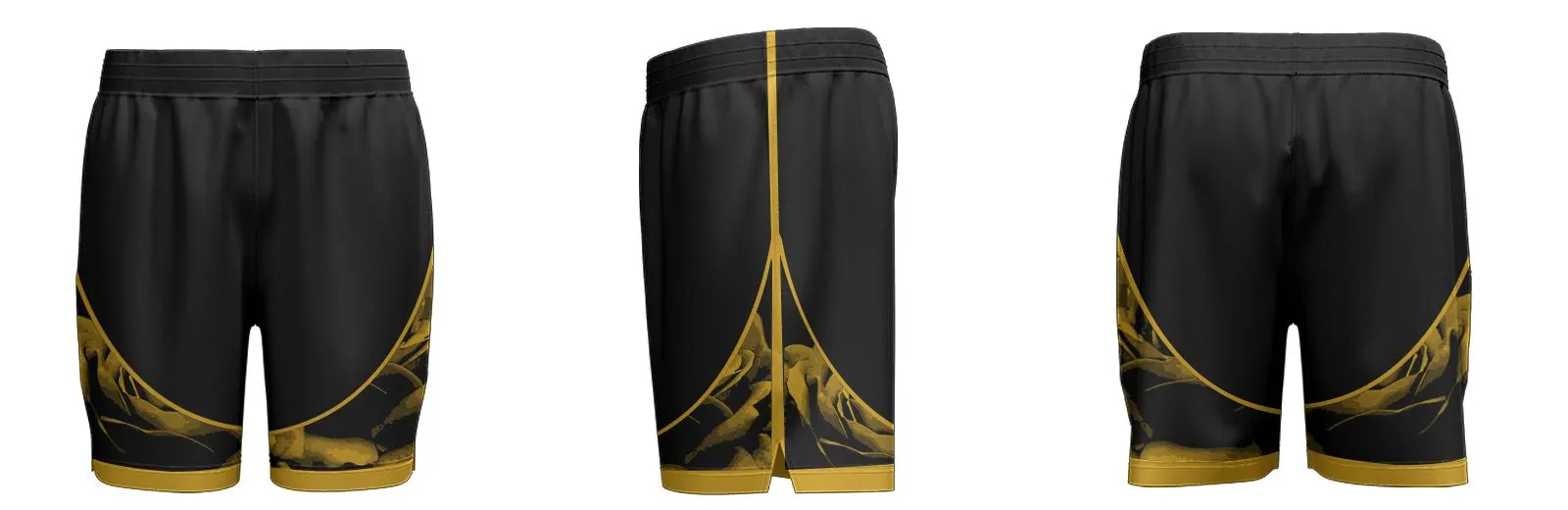 Warriors City Core Shorts Pro Side Seam Design Your Own Custom