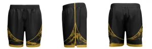 Warriors City Core Shorts Pro Side Seam Design Your Own Custom
