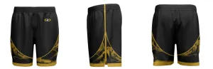 Warriors City Core Shorts Pro Side Seam Design Your Own Custom
