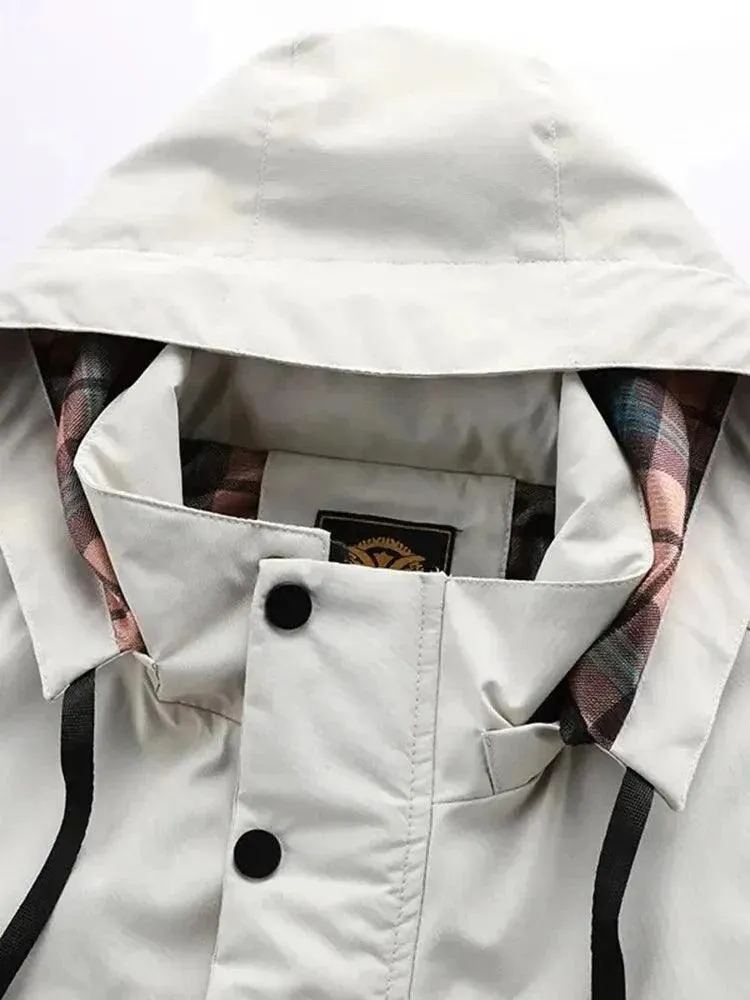 Waterproof Hooded Men's Windbreaker Jacket