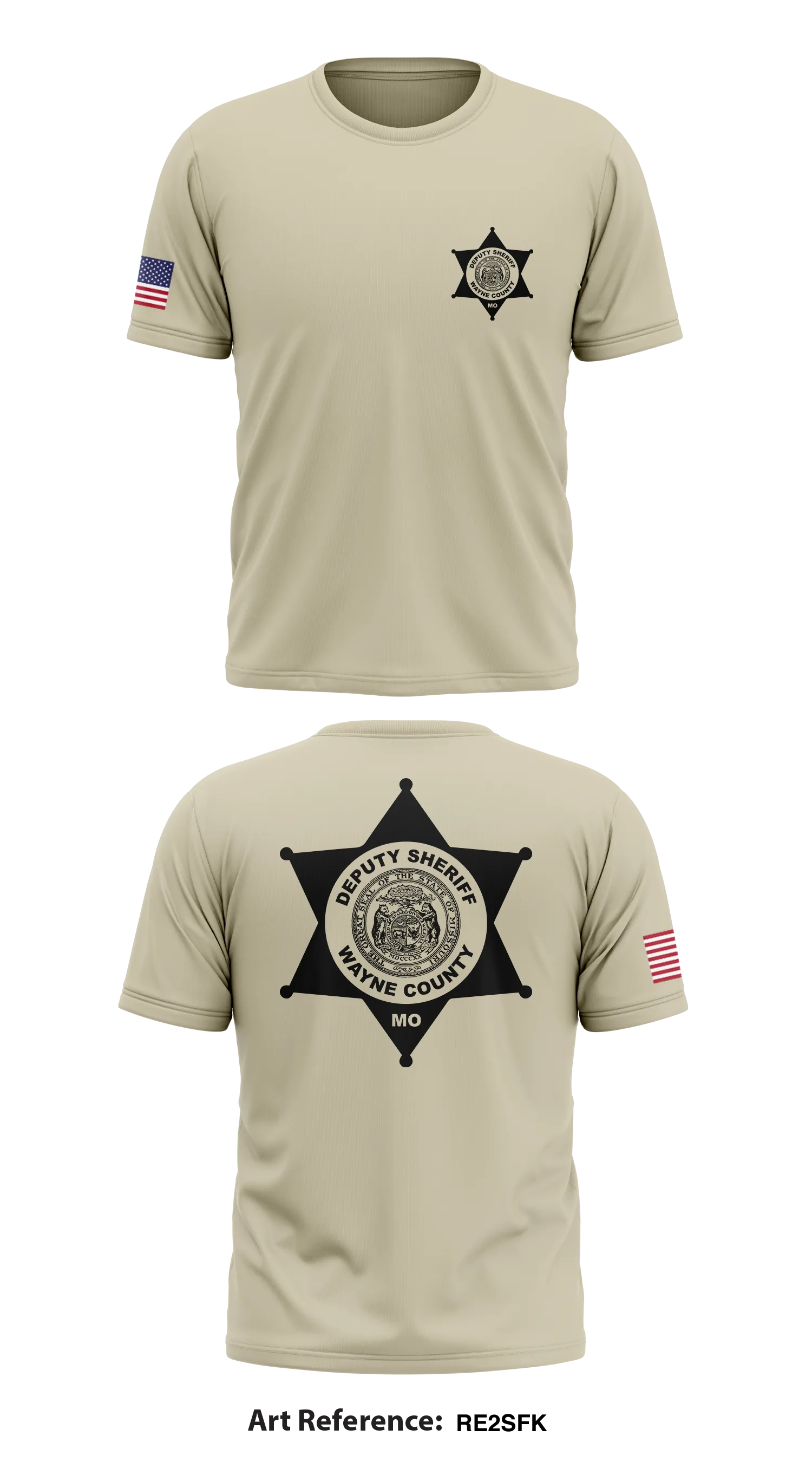 Wayne County Sheriffs Department  Store 1 Core Men's SS Performance Tee - rE2SfK