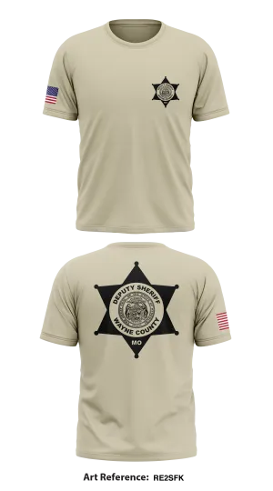 Wayne County Sheriffs Department  Store 1 Core Men's SS Performance Tee - rE2SfK