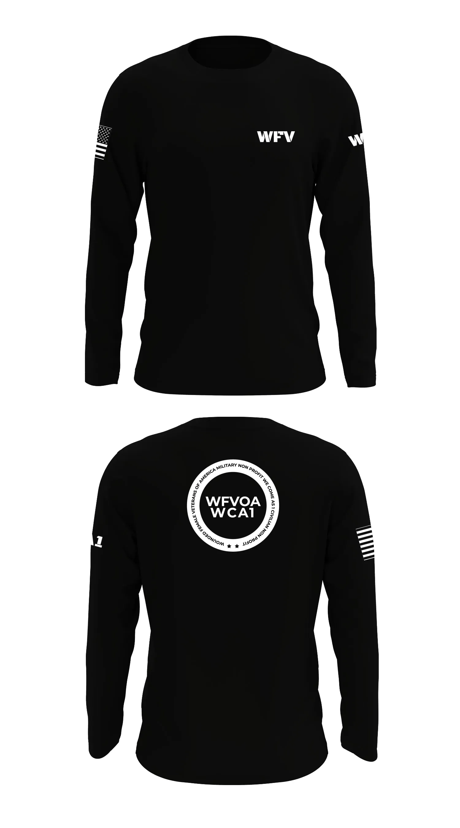 WFVOA Store 1 Core Men's LS Performance Tee - 67026298951