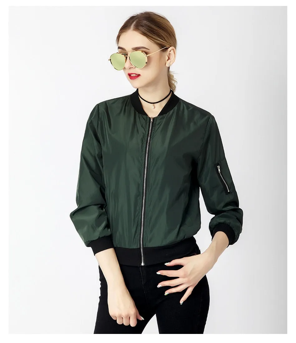 Windbreaker Women Coats Long Sleeve Jackets