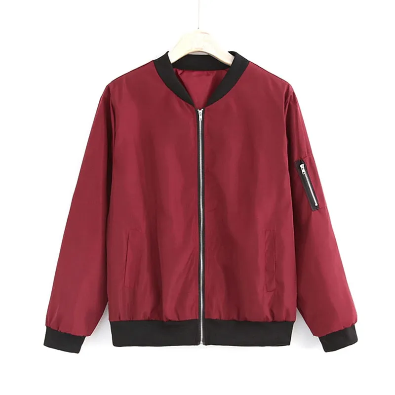 Windbreaker Women Coats Long Sleeve Jackets