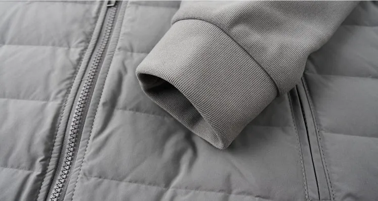 Windproof Quilted Track Jacket for Comfortable Casual Wear