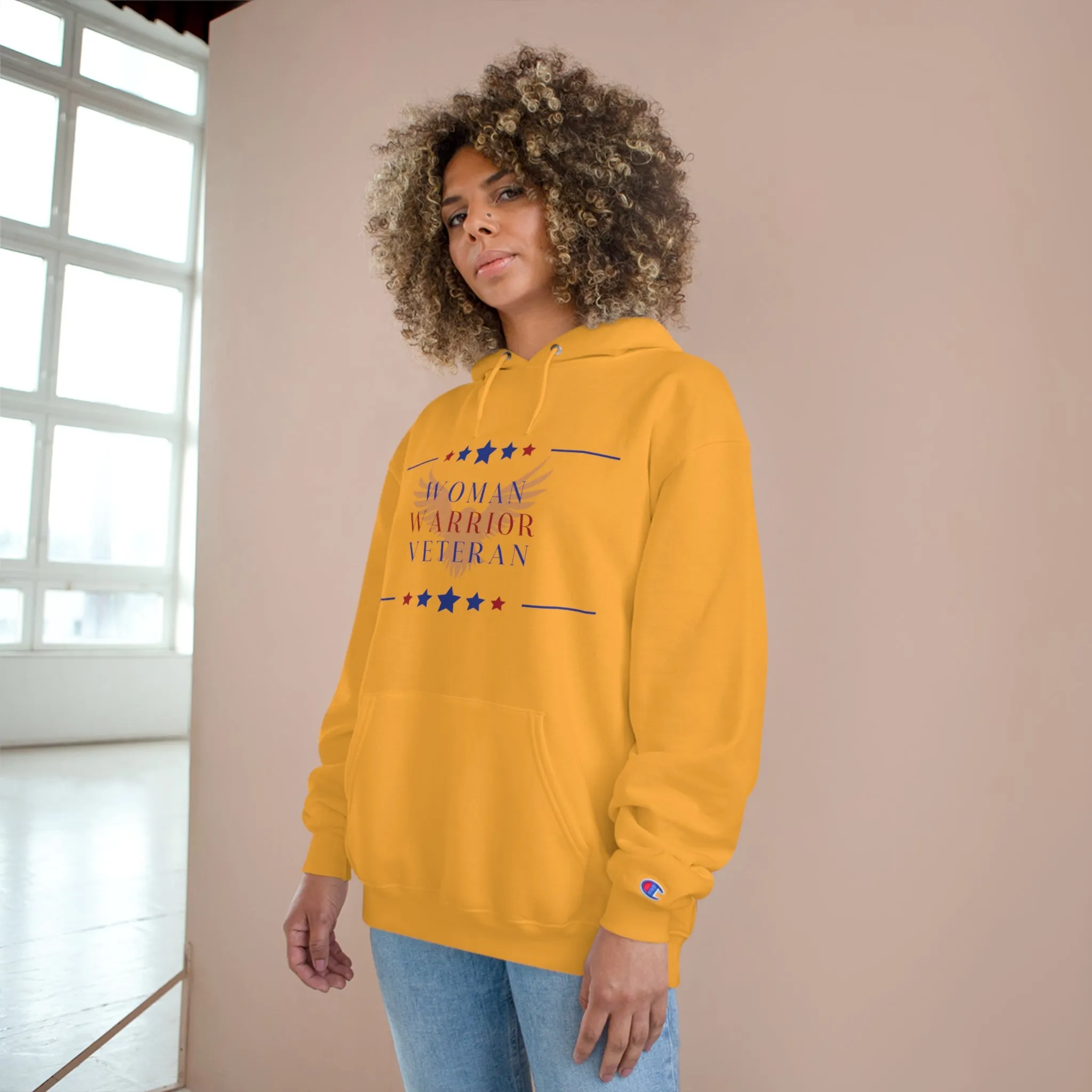 Woman, Warrior, Veteran Champion Hoodie