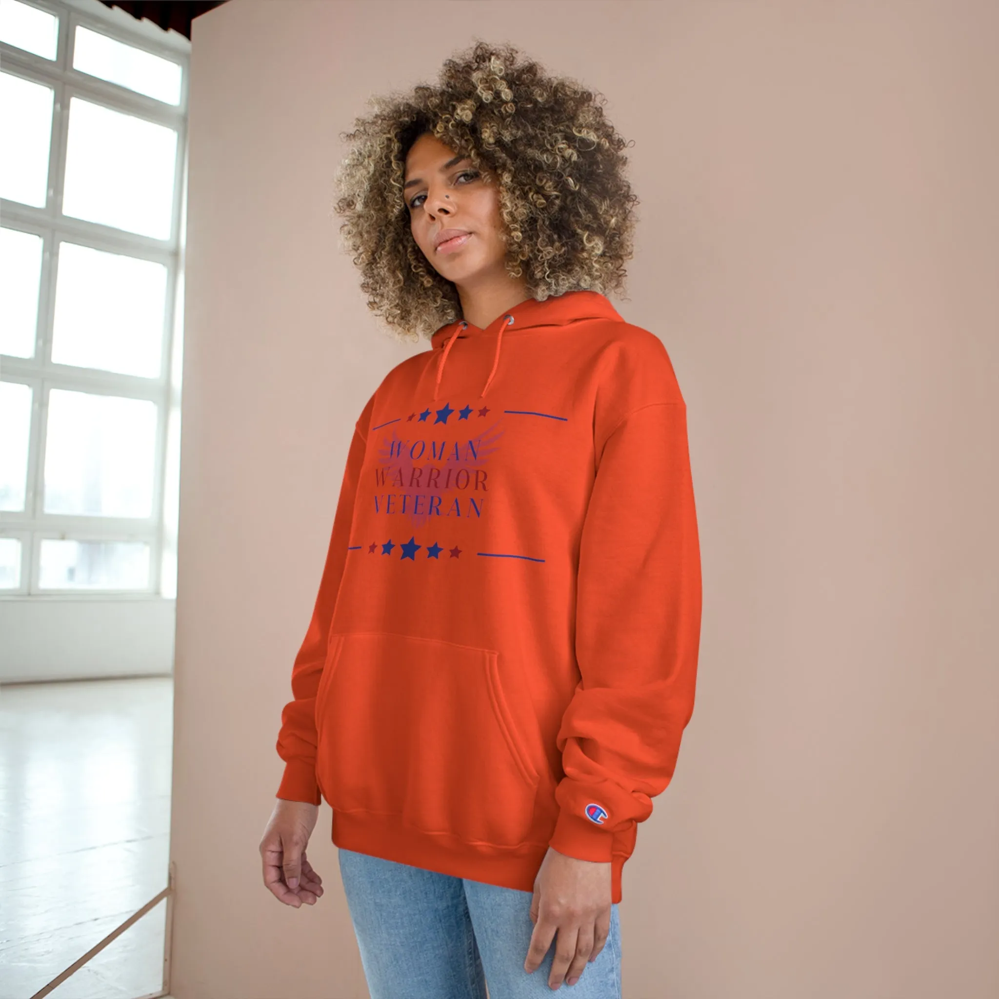 Woman, Warrior, Veteran Champion Hoodie