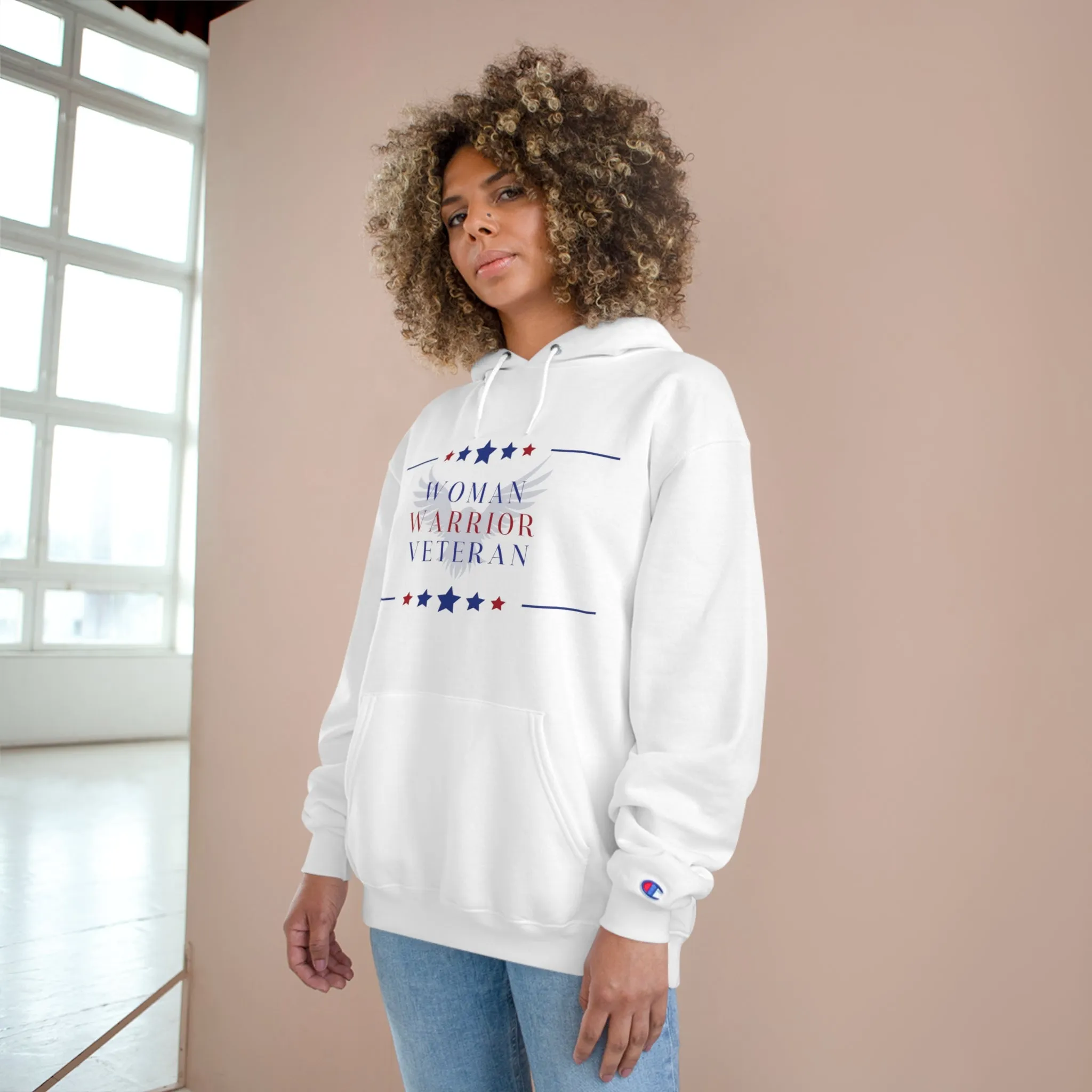 Woman, Warrior, Veteran Champion Hoodie