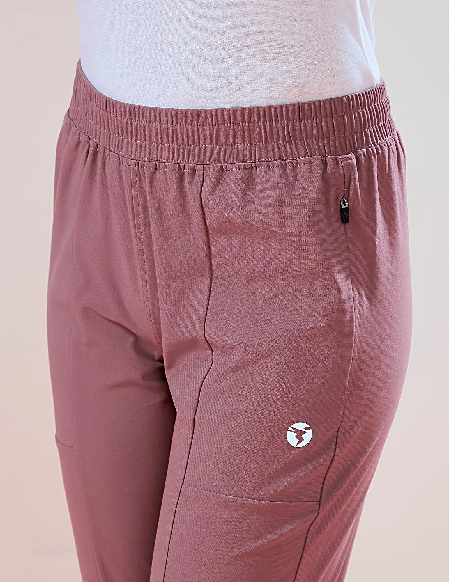 Women Solid Relax Fit Joggers with DURACOOL