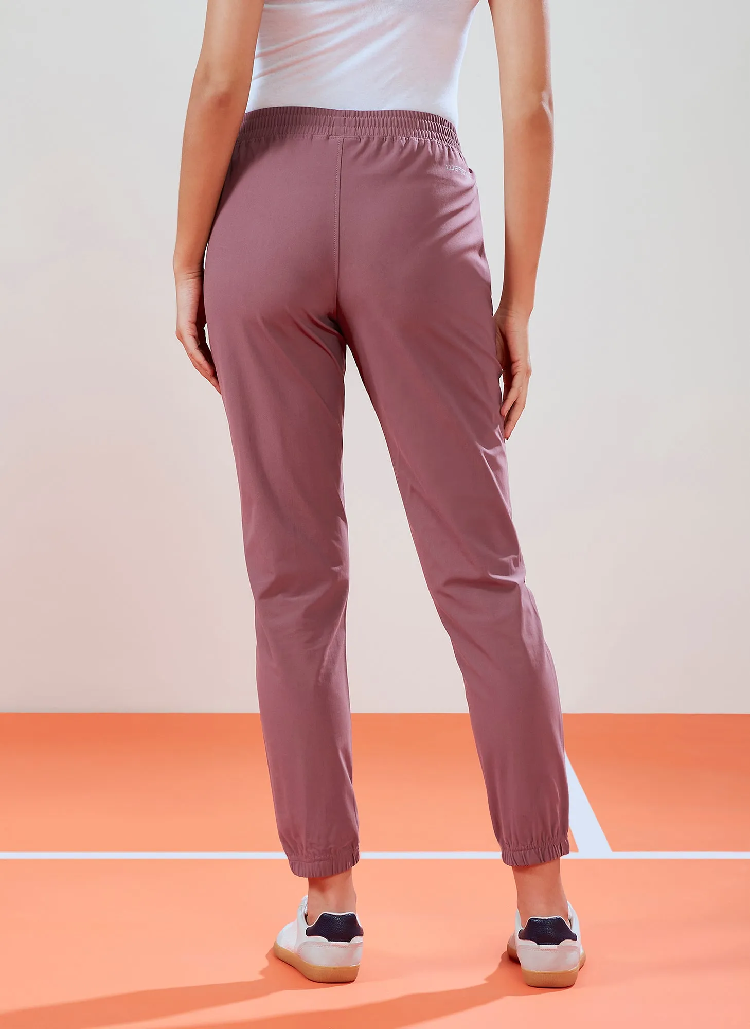 Women Solid Relax Fit Joggers with DURACOOL