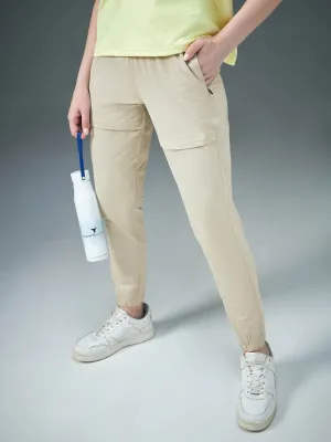 Women Solid Relax Fit Joggers with DURACOOL 