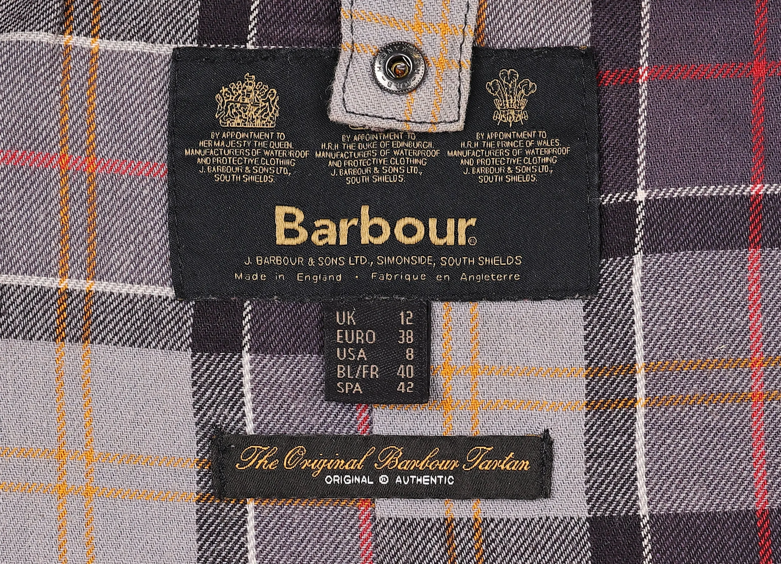 Women's Barbour Beadnell Wax Jacket Coat - Blue - Women's M