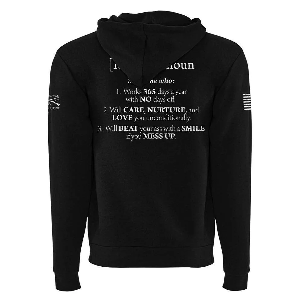 Women's Mom Defined Full-Zip Hoodie - Black