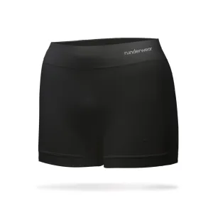 Women's Running Boy Shorts | Black