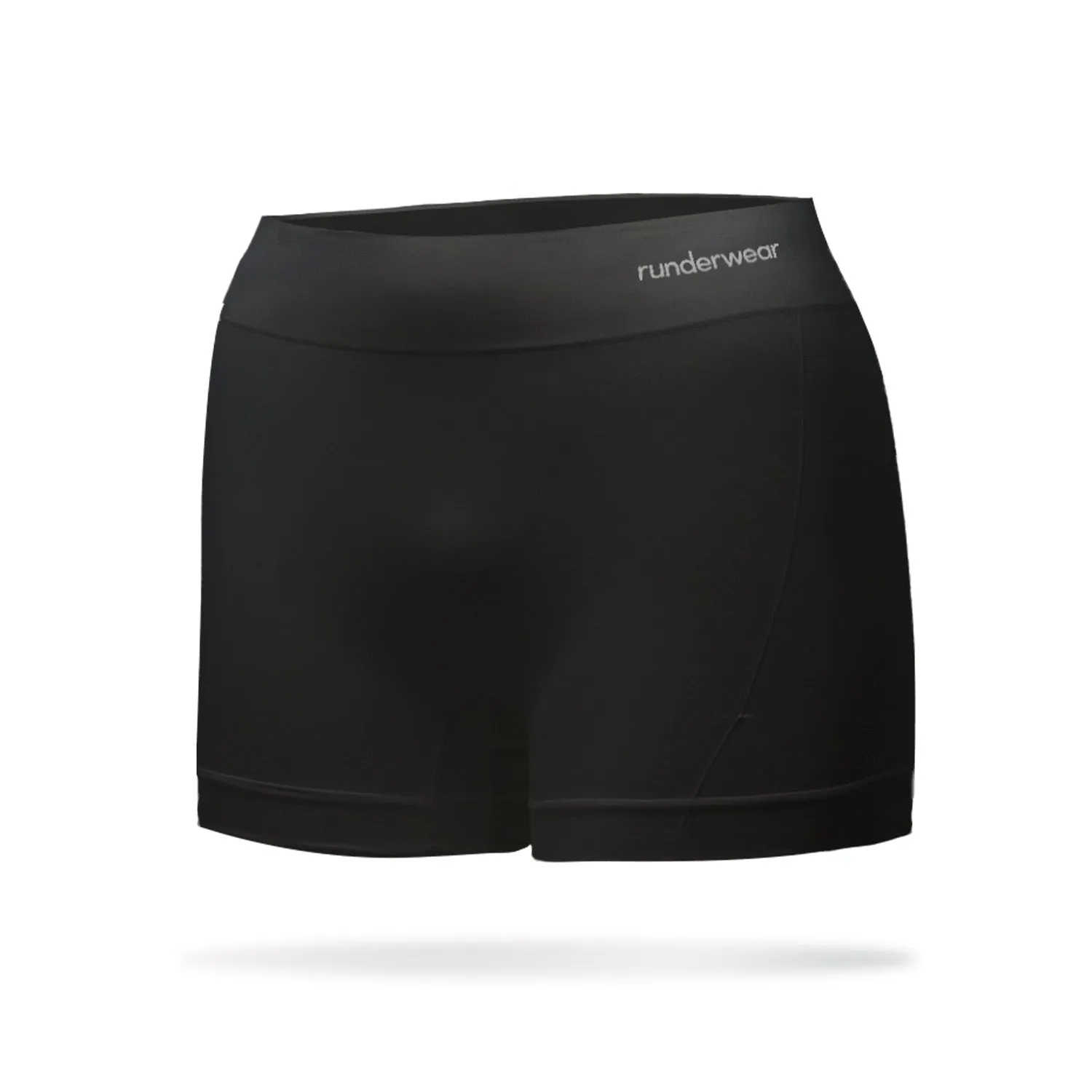 Women's Running Boy Shorts | Black