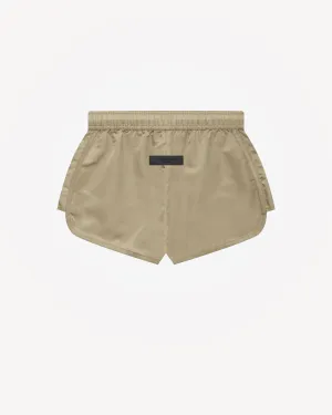 Women's Running Short in Petrified Oak