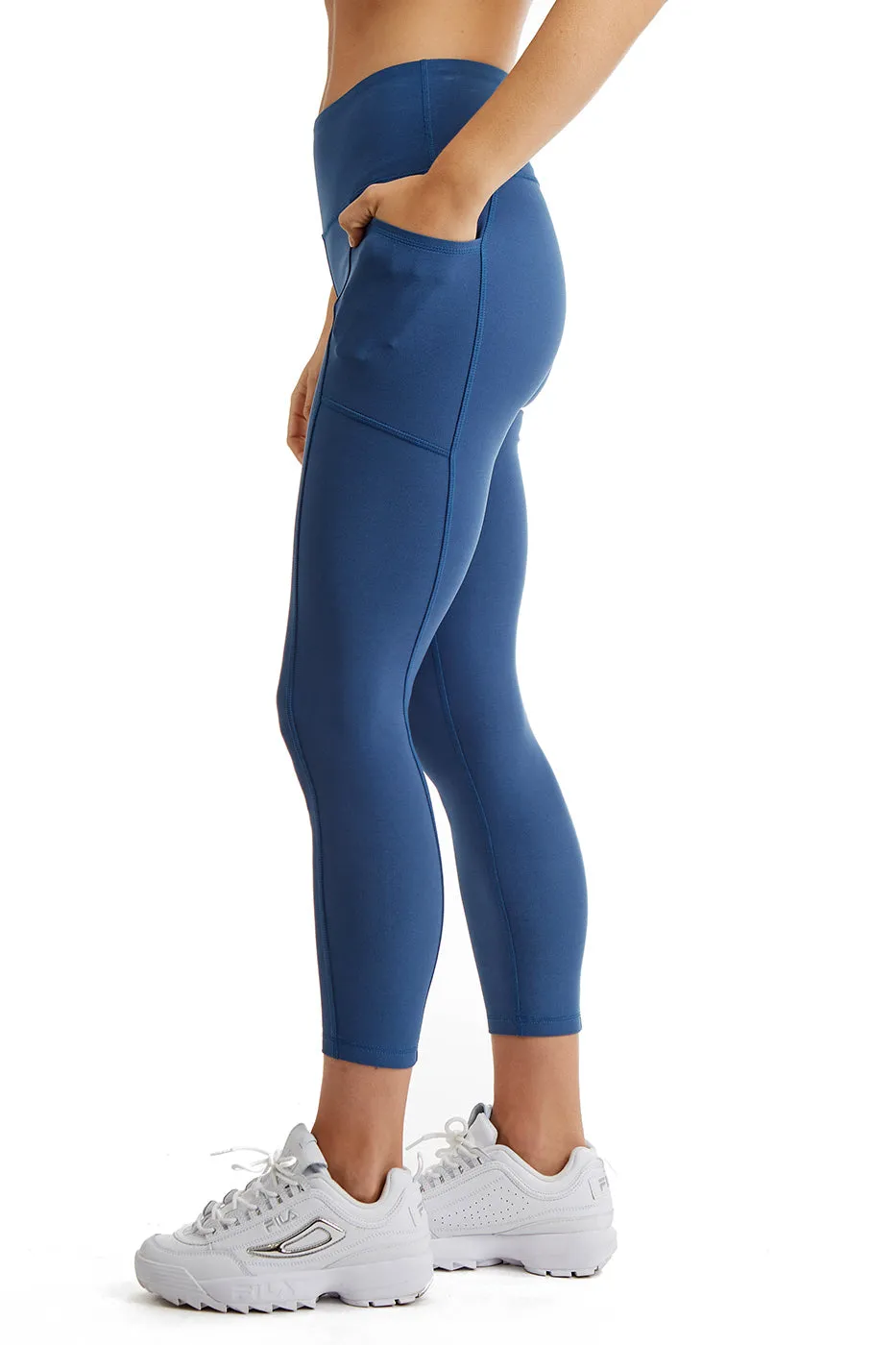 Women's Side Phone Pockets 7/8 Legging