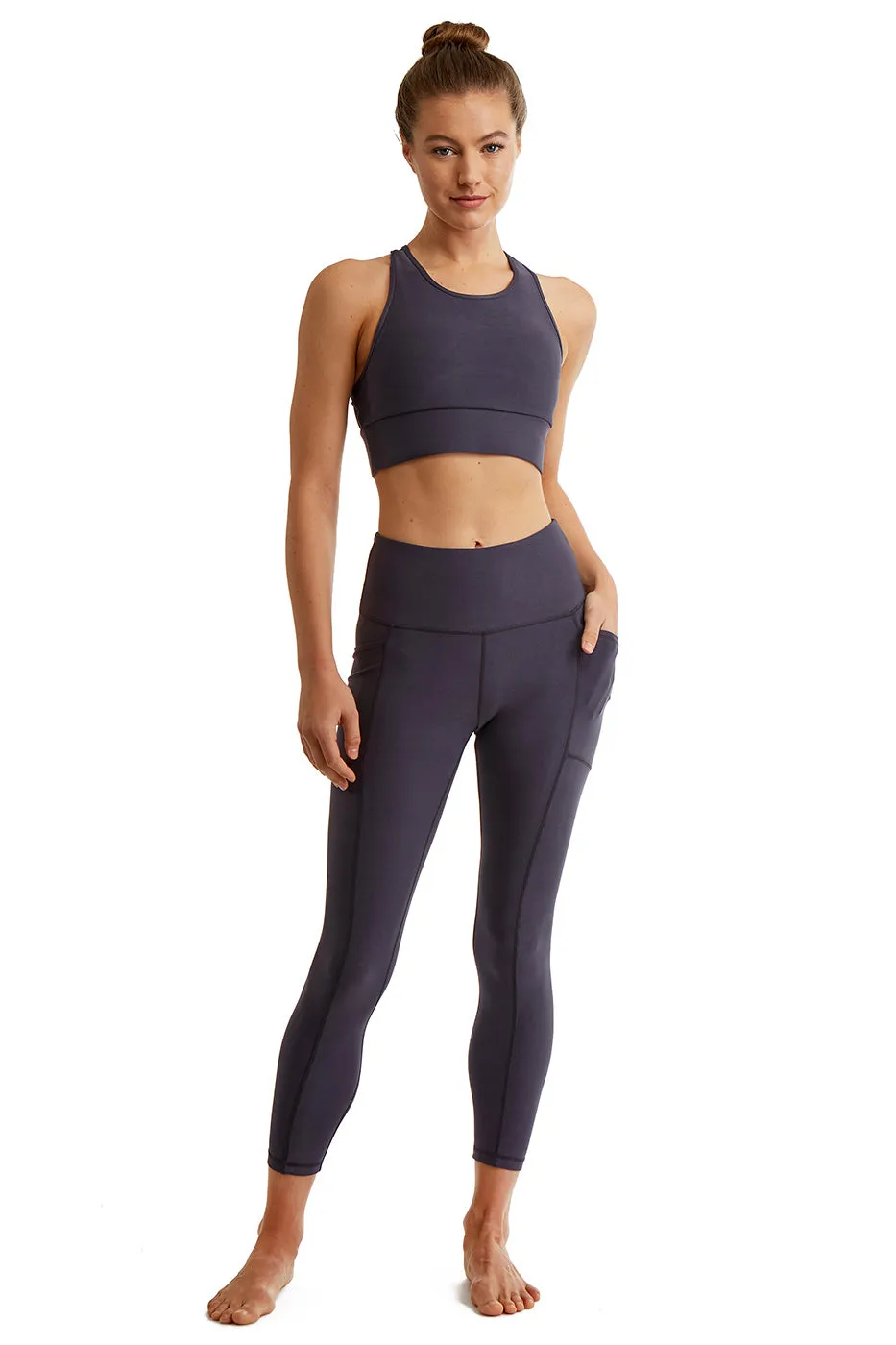 Women's Side Phone Pockets 7/8 Legging
