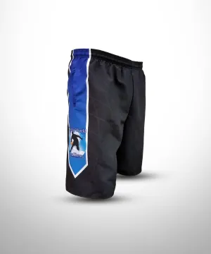 YOUNG WORLD BALLERS Full Dye Sublimated Micro Fiber Shorts - Black