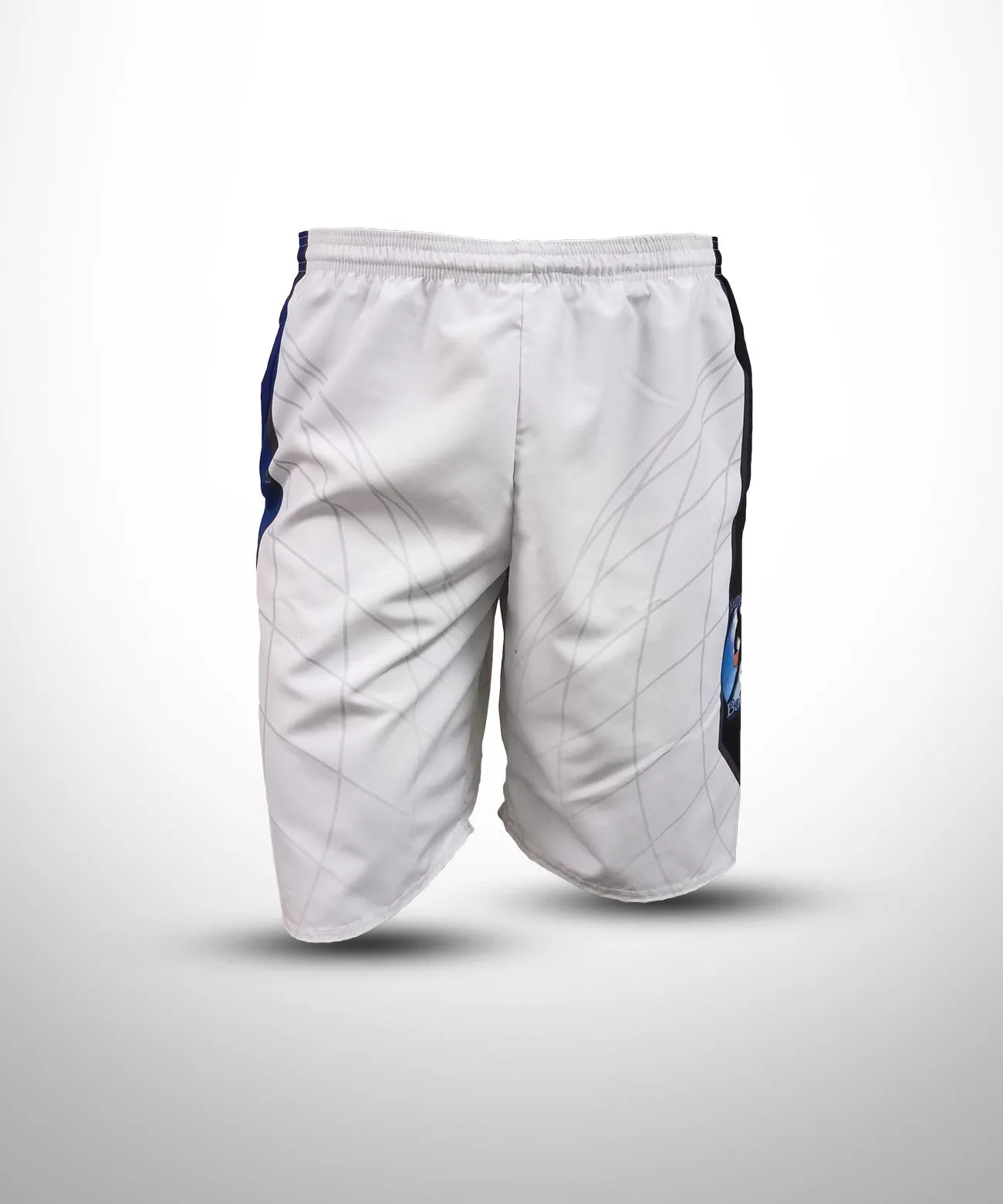 YOUNG WORLD BALLERS Full Dye Sublimated Micro Fiber Shorts - White
