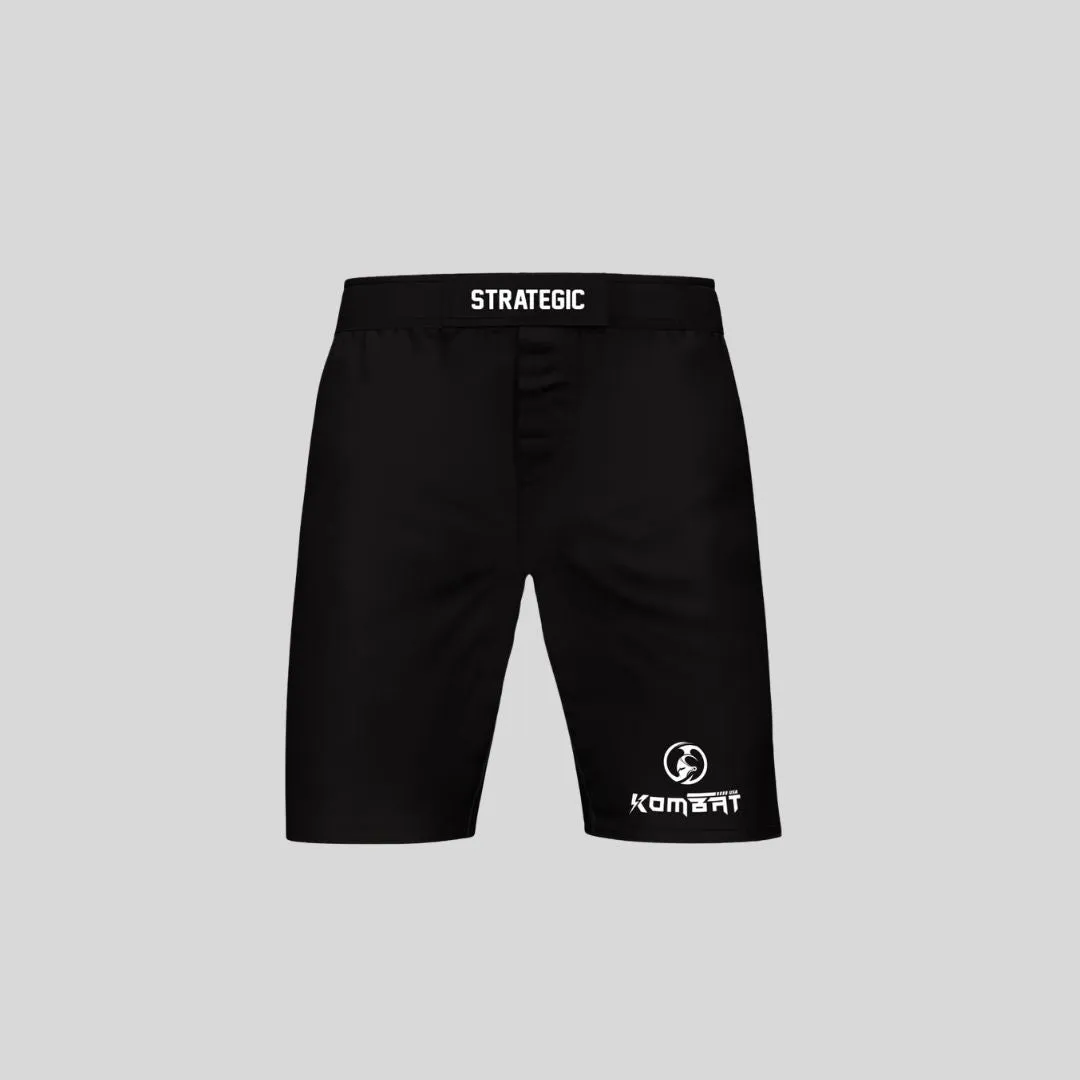 YOUTH MMA PRO BLACK & WHITE SHORT
