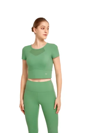 YVETTE CROPPED T-SHIRT FLORA