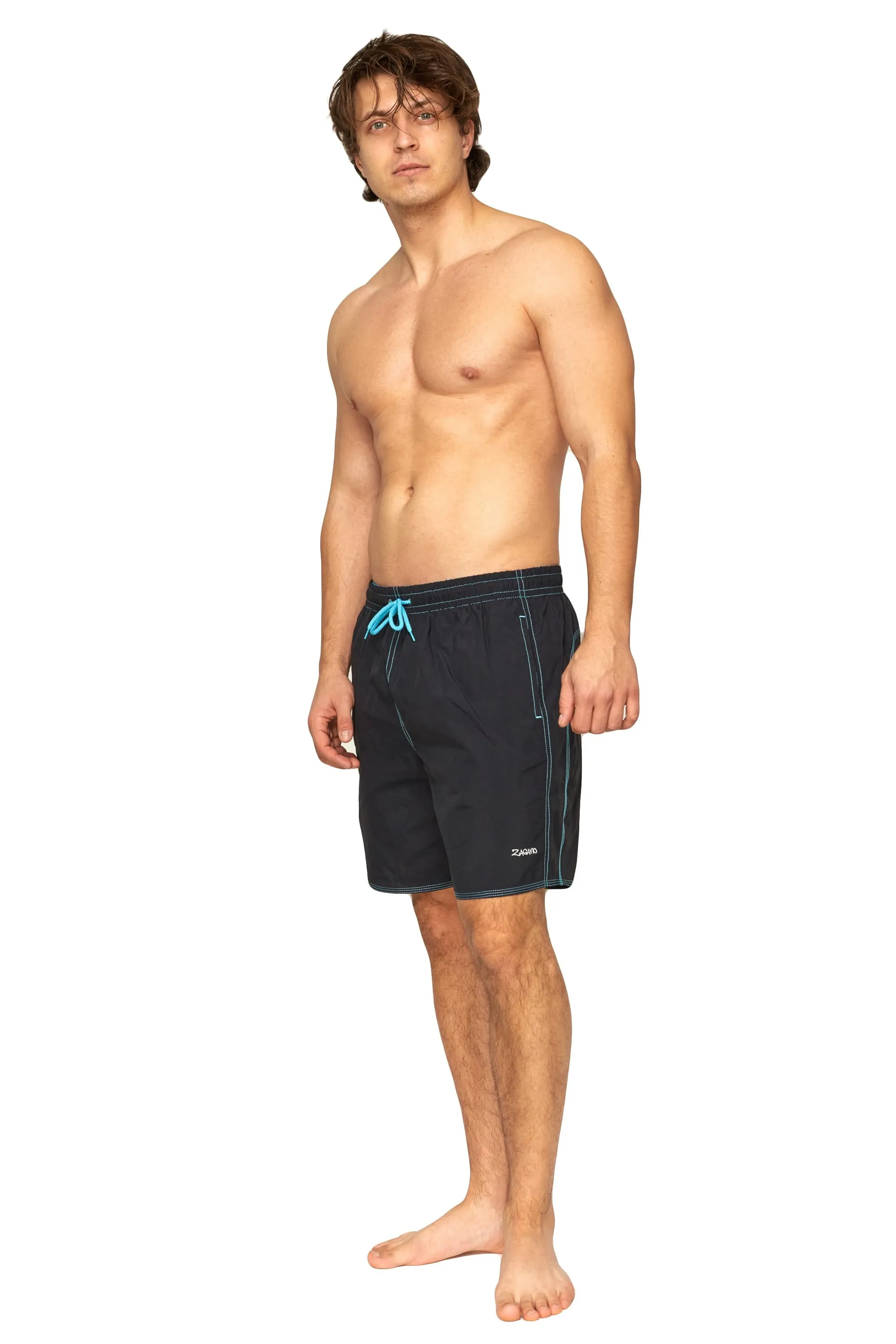 ZAGANO MEN SHORTS 5103-black