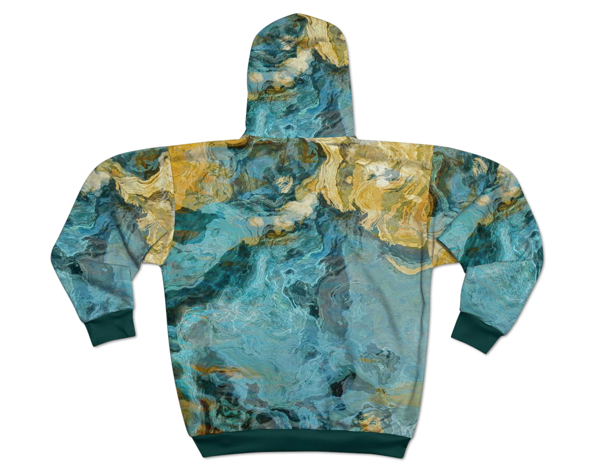Zip Hoodie, Sea and Sand
