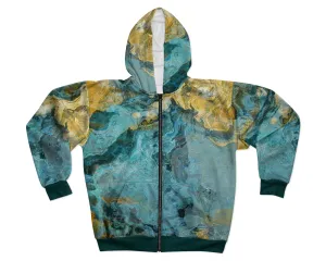 Zip Hoodie, Sea and Sand